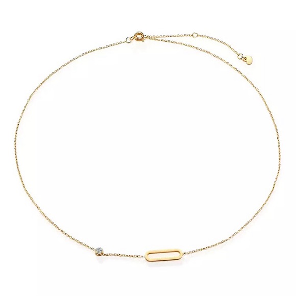 ⚜️[𝟯/$𝟯𝟴]⚜️NEW CZ Gold Stainless Steel Necklace - Picture 5 of 7